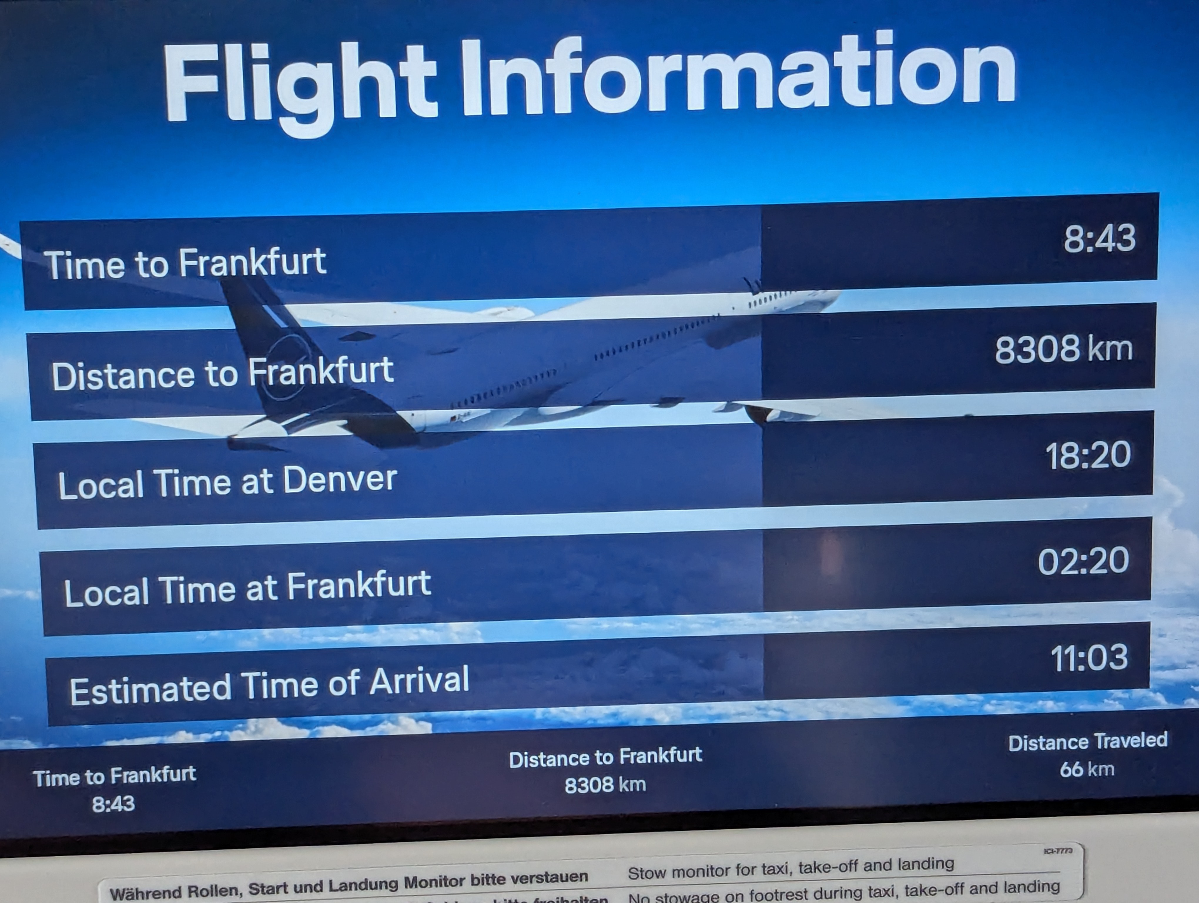 Denver International Airport, Frankfurt, Lufthansa, Airbus